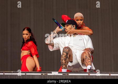 Las Vegas, USA. 06. Mai 2023. Chris Brown während des Lovers & Friends Music Festival am 6. Mai 2023 in Las Vegas, Nevada (Foto: Daniel DeSlover/Sipa USA) Guthaben: SIPA USA/Alamy Live News Stockfoto