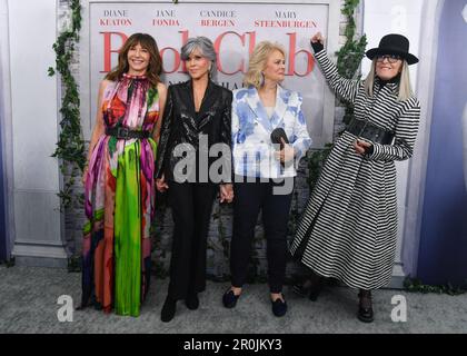 Mary Steenburgen, Jane Fonda, Candice Bergen und Diane Keaton Stockfoto