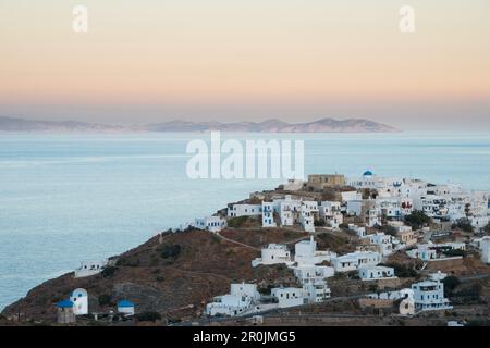 Kastro im Norden von Sifnos (Syphnos), Aegean, griechische Inseln, Kykladen, Griechenland Stockfoto