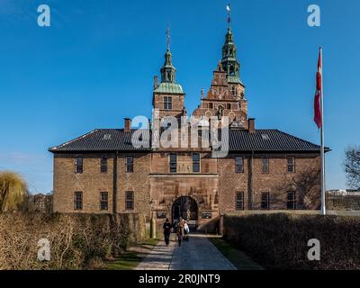 Eingangsgebäude zum Schloss Rosenborg in Kopenhagen Stockfoto