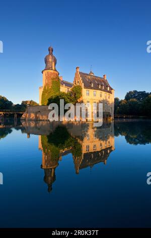 Gemen Wasserburg, Borken, Münsterland, Nordrhein-Westfalen, Deutschland Stockfoto