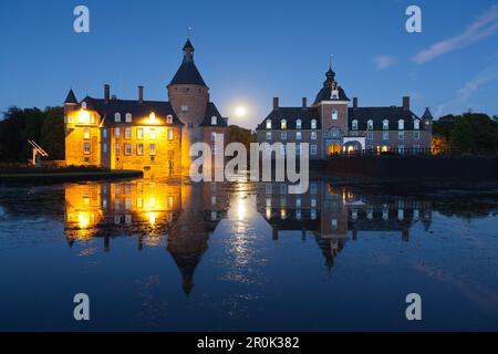 Anholt Wasserburg, in der Nähe von Isselburg, Münsterland, Nordrhein-Westfalen, Deutschland Stockfoto