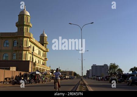 Loudun Avenue Moschee, Ouagadougou, Burkina Faso, Westafrika Stockfoto