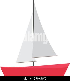 Vektorbild des Bootssymbols. Geeignet für Webanwendungen und Druckmedien für mobile Anwendungen. Stock Vektor