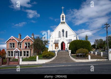 St. Patricks katholische Kirche, Lawrence, Otago, Südinsel, Neuseeland Stockfoto