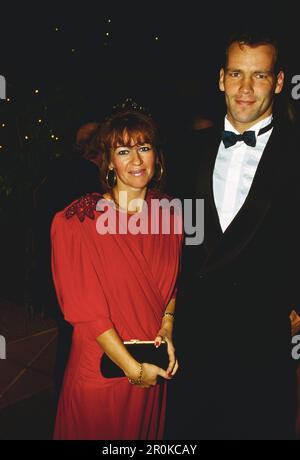 Henry Maske, deutscher Boxer, mit Ehefrau Manuela Sahr, Deutschland um 1993. Stockfoto