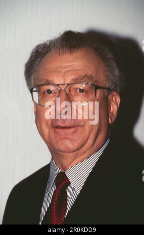 Lothar Späth, deutscher CDU Politiker, Ministerpräsident von Baden-Württemberg, Portrait, Deutschland, Ungefähr 1990. Stockfoto