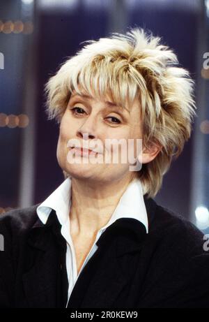Gitte Haenning, dänische Sängerin und Schauspielerin, Deutschland 1999. Stockfoto