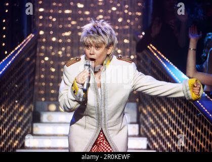 Gitte Haenning, dänische Sängerin und Schauspielerin, Deutschland 1998. Stockfoto