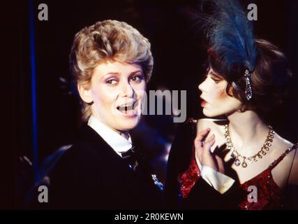 Gitte Haenning, dänische Sängerin und Schauspielerin, Deutschland um 1980. Stockfoto