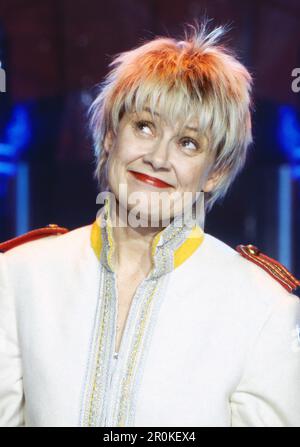 Gitte Haenning, dänische Sängerin und Schauspielerin, Deutschland 1998. Stockfoto