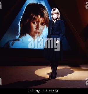Gitte Haenning, dänische Sängerin und Schauspielerin, Deutschland 1981. Stockfoto