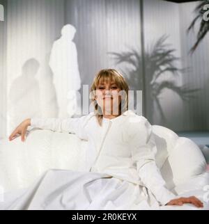 Gitte Haenning, dänische Sängerin und Schauspielerin, Deutschland um 1986. Stockfoto