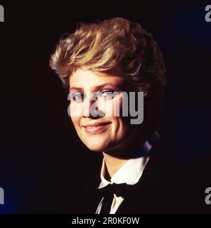Gitte Haenning, dänische Sängerin und Schauspielerin, Deutschland 1978. Stockfoto