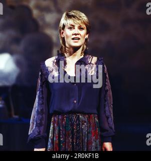 Gitte Haenning, dänische Sängerin und Schauspielerin, Deutschland 1981. Stockfoto