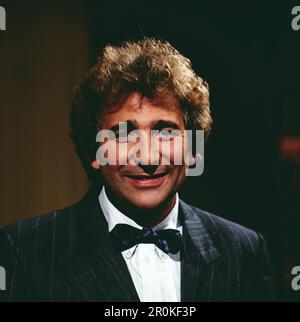 Siegfried Jerusalem, deutscher Opernsänger, Portrait, Deutschland, 1987. Siegfried Jerusalem, deutscher Opernsänger, Tenor, Porträt, Deutschland, 1987. Stockfoto