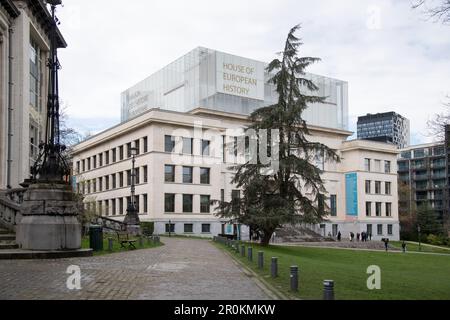 The House of European History (HEH) in Leopold Park im European Quarter in Brüssel, Belgien © Wojciech Strozyk / Alamy Stock Photo *** Lokale Bildunterschrift Stockfoto