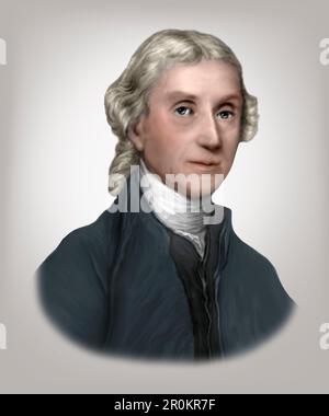 Joseph Priestley 1733-1804 Englischer Chemiker Naturphilosoph Stockfoto