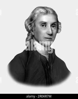 Joseph Priestley 1733-1804 Englischer Chemiker Naturphilosoph Stockfoto