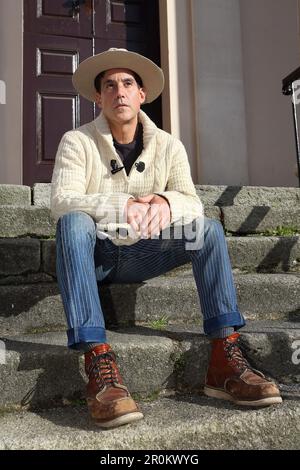 Joshua Radin, Singer Songwriter in der Pepper Canister (St. Stephens) Church, Dublin16. April 2023. Stockfoto