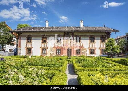 Pilatushaus in Oberammergau, Oberbayern, Bayern, Deutschland Stockfoto