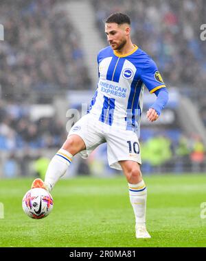 Alexis Mac Allister von Brighton während des Spiels der Premier League zwischen Brighton & Hove Albion und Everton im American Express Community Stadium , Brighton , Großbritannien - 8. Mai 2023 Photo Simon Dack / Tele Images. Nur redaktionelle Verwendung. Kein Merchandising. Für Fußballbilder gelten Einschränkungen für FA und Premier League. Keine Nutzung von Internet/Mobilgeräten ohne FAPL-Lizenz. Weitere Informationen erhalten Sie von Football Dataco Stockfoto