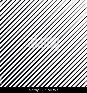 Gerade diagonale Streifen, parallele Linien abstrakte geometrische Textur, Muster, Vektorhalbton Stock Vektor