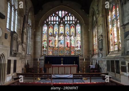 St. Mary's Church, Cottingham, East Yorkshire am Krönungswochenende, 2023. Mai Stockfoto