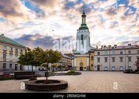 Lemberg, Ukraine - 6. Mai 2023: Johann Georg Pinsel Museum of Sacral Baroque Sculpture (ehemalige arme Clares-Kirche) Stockfoto