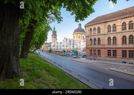 Lemberg, Ukraine - 6. Mai 2023: Feuerwache Lemberg Stockfoto