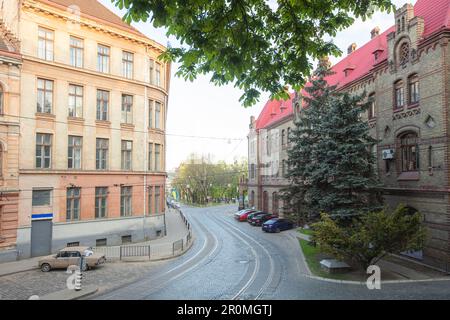 Lemberg, Ukraine - 6. Mai 2023: Feuerwache Lemberg Stockfoto