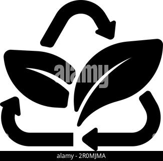 Darstellung des Ökologie-Vektorsymbols ( Recycling, SDGs) Stock Vektor