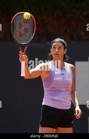 Rom, Italien. 09. Mai 2023. Caroline Garcia aus Frankreich trainiert am 9. Mai 2023 beim Internazionali BNL d'Italia Tennis Turnier im Foro Italico in Rom, Italien. Kredit: Insidefoto di andrea staccioli/Alamy Live News Stockfoto