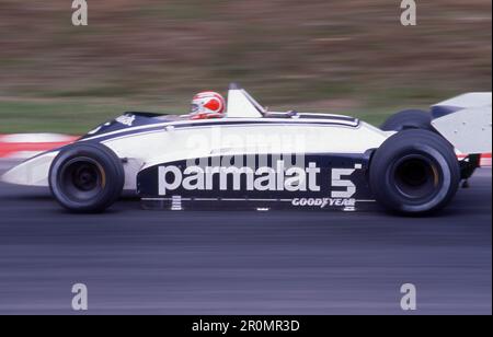 Nelson Piquet - Brabham bt49 FORD - 1980 British GP - Brands Hatch, England Stockfoto