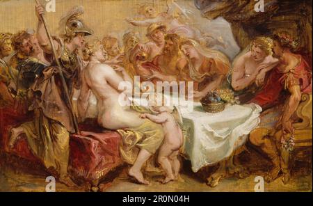 Die Hochzeit von Peleus und Thetis Datum: 1636 Künstler: Peter Paul Rubens Flämisch, 1577-1640 Stockfoto