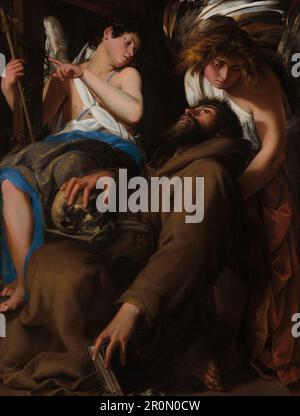 Ecstasy des Heiligen Franziskus Datum: 1601 Künstler: Giovanni Baglione Italiener, 1566–1643 Stockfoto