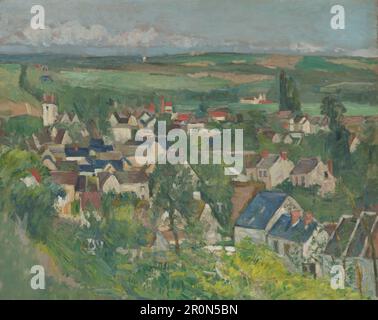 Auvers, Panoramaaussicht Datum: 1873-75 Künstler: Paul Cezanne French, 1839-1906 Stockfoto