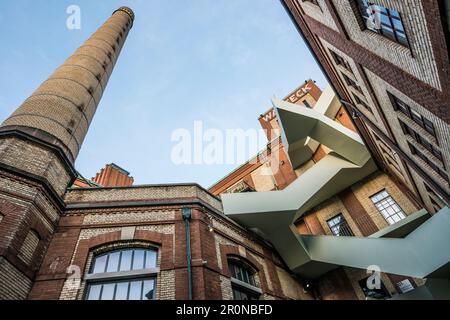 Ehemalige Brauerei, Kunsthaus Werkraum, Warteck, Altstadt Kleinbasel, Kleinbasel, Basel, Kanton Basel-Stadt, Schweiz Stockfoto