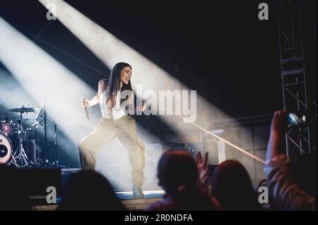 fotografías del Primer Concierto de Ana Guerra con su nueva gira „Si me quisieras“. Stockfoto