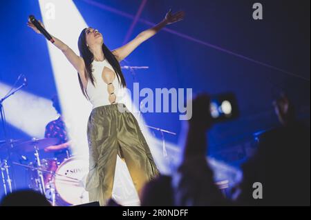 fotografías del Primer Concierto de Ana Guerra con su nueva gira „Si me quisieras“. Stockfoto