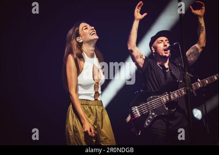 fotografías del Primer Concierto de Ana Guerra con su nueva gira „Si me quisieras“. Stockfoto