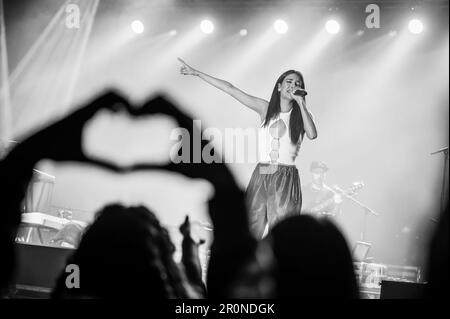 fotografías del Primer Concierto de Ana Guerra con su nueva gira „Si me quisieras“. Stockfoto