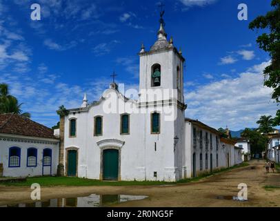 Nossa Senhora das dores Kirche, Paraty, Brasilien, Südamerika Stockfoto