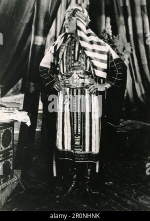 Schauspieler Rudolph Valentino im Film der Sohn des Scheich, USA 1926 Stockfoto