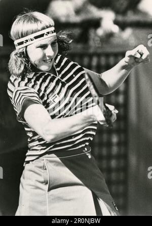 Amerikanische Tennisspielerin Andrea Jaeger, USA 1980er Stockfoto