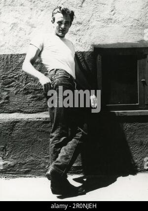 Amerikanischer Schauspieler James Dean, USA 1955 Stockfoto