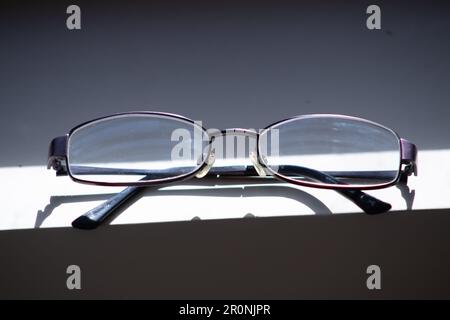 Schöne Augen, Glas für den Menschen Stockfoto