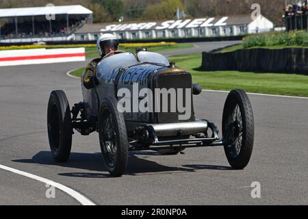 Julian Majzub, Sunbeam Indianapolis, SF Edge Trophy, eine Rennstrecke für Edwardian Specials vor 1923, Goodwood 80. Member Meeting, Goodwood Motor C Stockfoto