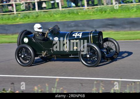 Nicholas Pellett, Sunbeam Tourist Trophy, S F Edge Trophy, eine Reihe von Rennen für Edwardian Specials vor 1923, Goodwood 80. Mitgliederversammlung, Goodwood M. Stockfoto