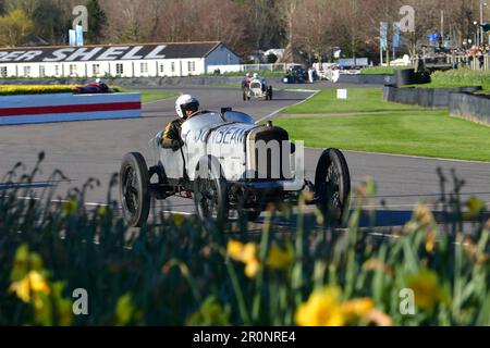 Julian Majzub, Sunbeam Indianapolis, SF Edge Trophy, eine Rennstrecke für Edwardian Specials vor 1923, Goodwood 80. Member Meeting, Goodwood Motor C Stockfoto